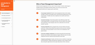 Why Is Team Management Important Screenshot