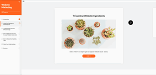 Website Marketing Course Screenshot