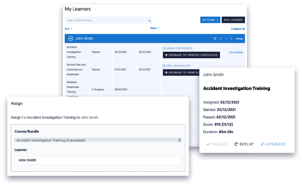 Learning Management System screenshots Learning Management System screenshots