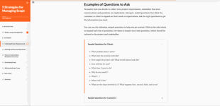 Strategies for Managing Scope Free Course Image