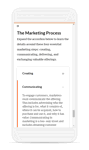 Free Marketing Course Marketing Process Mobile Screenshot