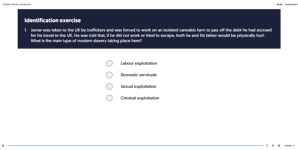 Modern Slavery Training screenshot