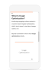 What Is Image Optimisation Mobile Screenshot