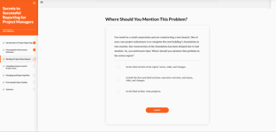 Successful Reporting for Project Managers course image