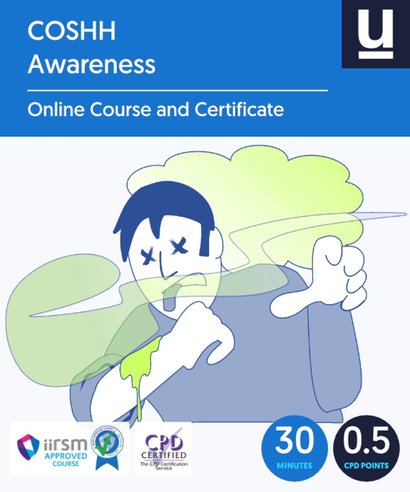 COSHH Awareness Online Level 2 Course & Certificate