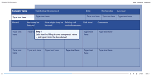 Risk Control Training Screenshot