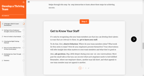 Free Team Management Course Screenshot