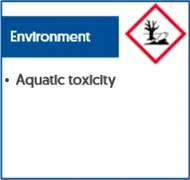 Environmental toxicity symbol for COSHH Environmental toxicity symbol for COSHH