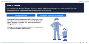 safeguarding awareness training online screenshot