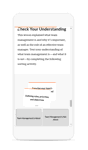 Managing Teams Course Mobile Screenshot