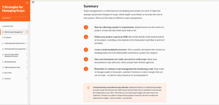 Strategies for Managing Scope Free Course Image