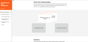 Managing Teams Course Screenshot