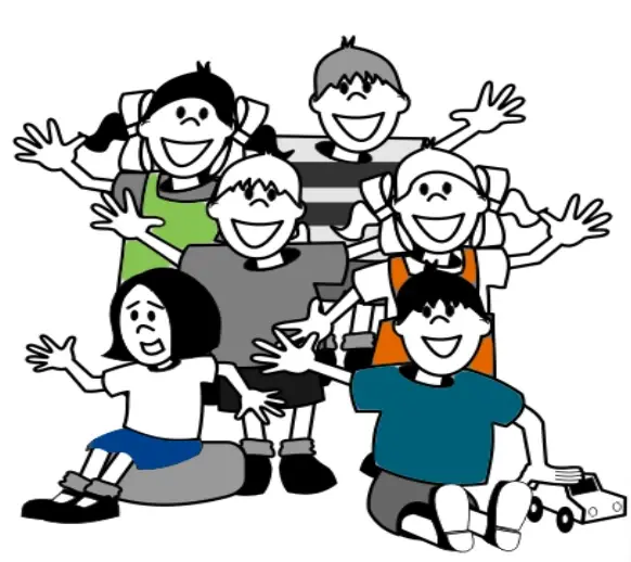 a group of happy children a group of happy children